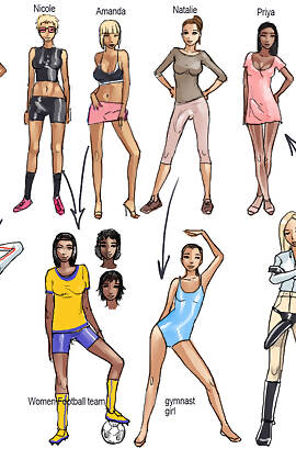 IDG Sketches And Pin-ups by InnocentDickGirls (Chapter 15 - the olympic pearl)