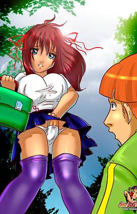 Anime Style Comics by SheAniMale (Chapter 059 - schoolgirl with something extra)