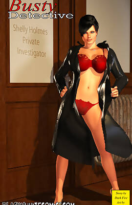 Busty Detective by BlackonWhite3D (Chapter 01)