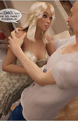 Inst Incest Comics by InstantIncest (Chapter 02 - Blond bombshell screwed by her dad)