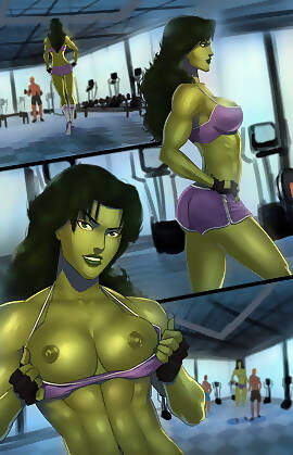 She-Hulk Workout Savage She-Hulk by GunSmoke (Chapter 01)