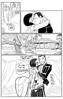 Honeymoon Adventure - Gold Digger by Fred Perry (Chapter 01)