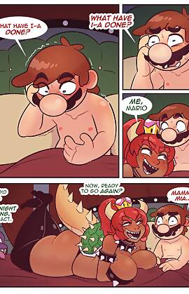 Bowsette x Mario - New Super Mario Bros. U Deluxe by Cobatsart (Chapter 01)