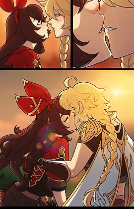 The Traveler's Guide to Teyvat's Heart - Amber Gen by Kinkymation (Chapter 01)