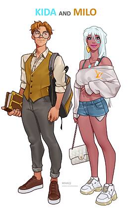 Kida in the forest Atlantis: The Lost Empire by Olena Minko (Chapter 01)