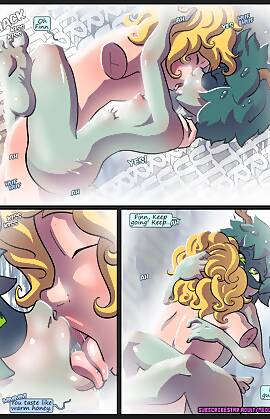 To a Cliff under a Tree Adventure Time by MedullaMind (Chapter 001)