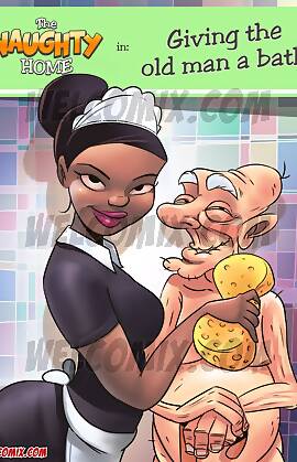 Naughty Fam by WC TF (Chapter 07 - giving the old man a bath)